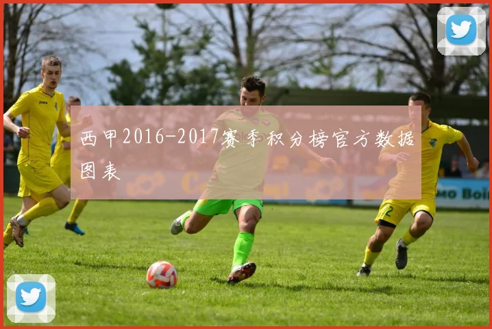 西甲2016-2017赛季积分榜官方数据图表